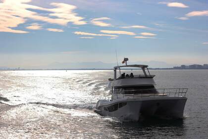 Fun, sea and relax in a luxury motor Catamaran. Med & Island living