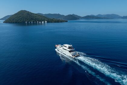 Luxury Motor Yacht “Coral” for Charter – Experience Timeless Elegance in Göcek