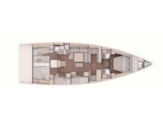 Sailboat Dufour Dufour 530 Boat design plan