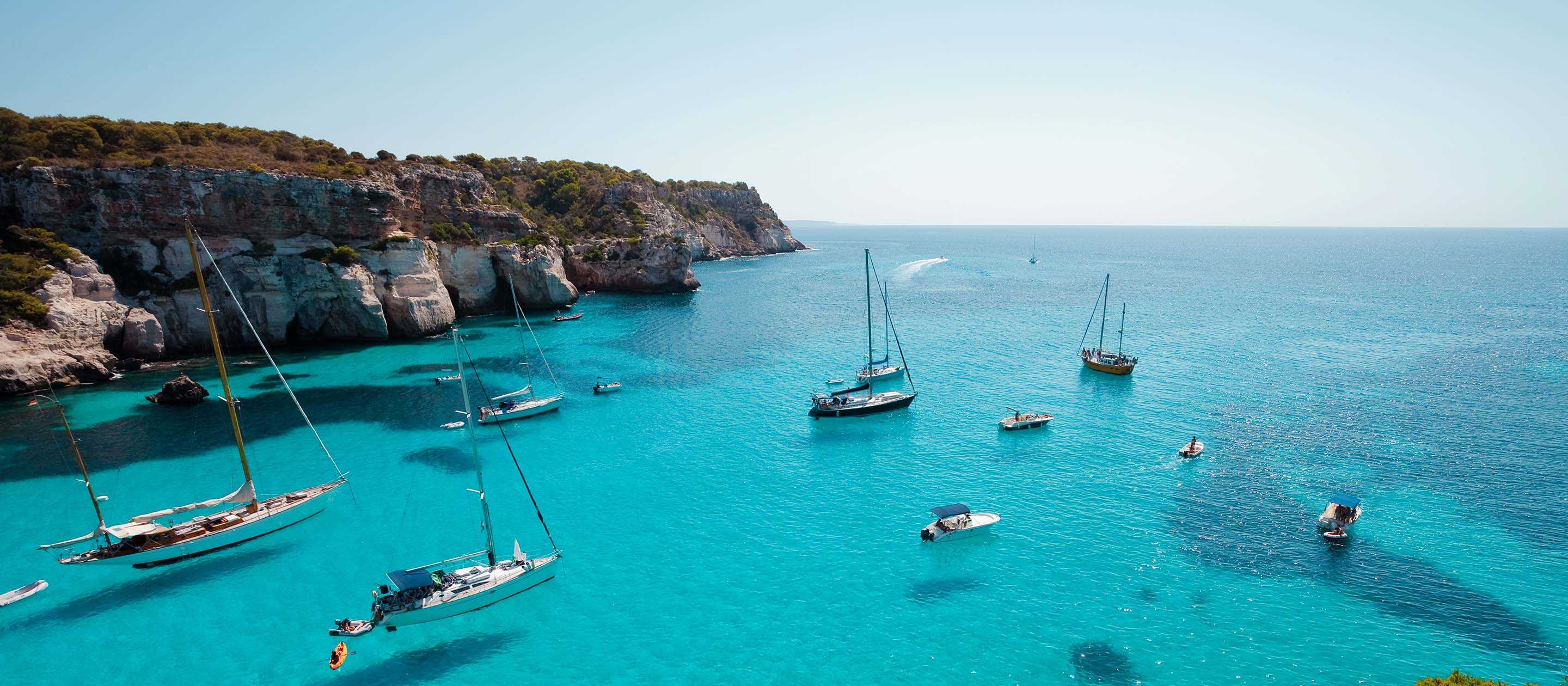 Vacaciones barco Menorca